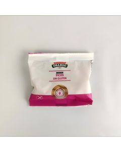Una caja de 25 bolsas de picos Obando sin gluten (20gr)
